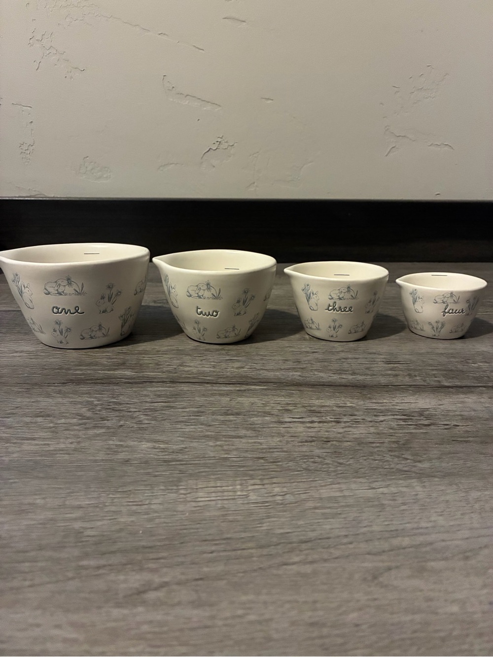 Rae Dunn bunny measuring cups
